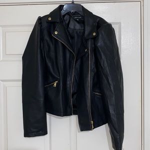 Leather jacket new with tags